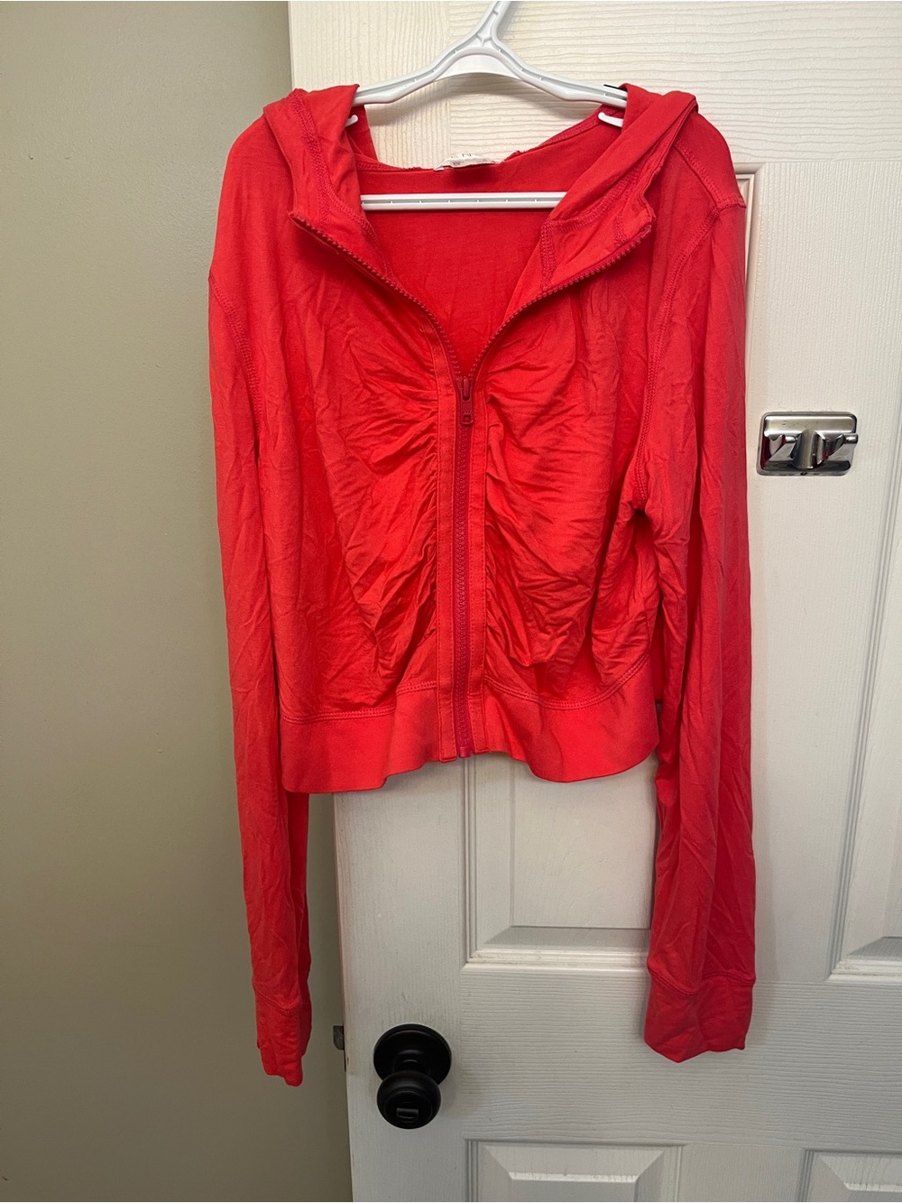 Venus Lightweight Bright Fuchsia fitted Zip-Up Hoodie Jacket size M